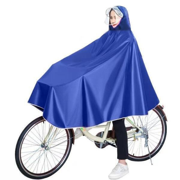 レインコート 自転車 カッパ ポンチョ カゴまで 雨具 ダブルバイザー 2重つば |  | 11