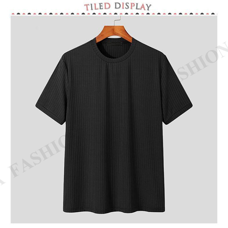 冷感 リブニット ニットTシャツ サマーセーター 涼しい tシャツ