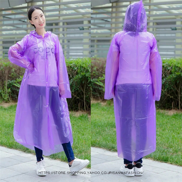 5/10/20枚 使い捨て型 レインコート レインポンチョ カッパ 雨合羽