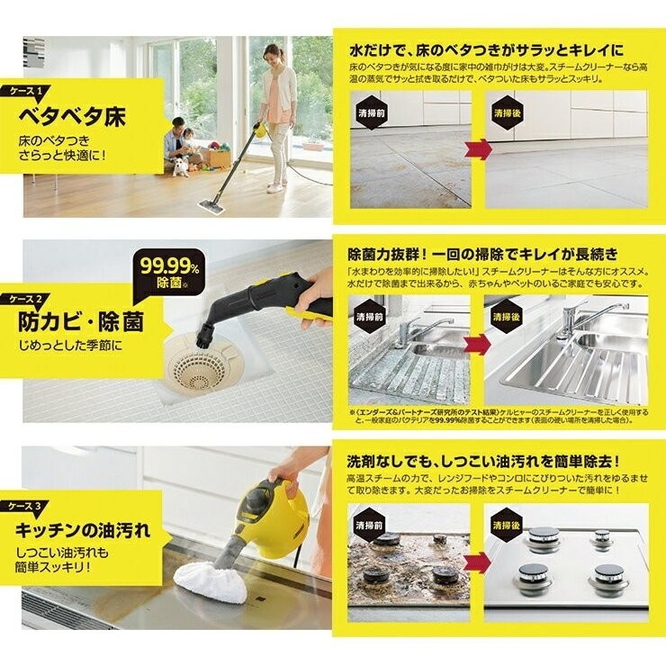 ケルヒャー SC2 EasyFix スチームクリーナー (KARCHER) 1.512-059.0 : 1512-0590 : Sanwa Kihan  Online - 通販 - Yahoo!ショッピング