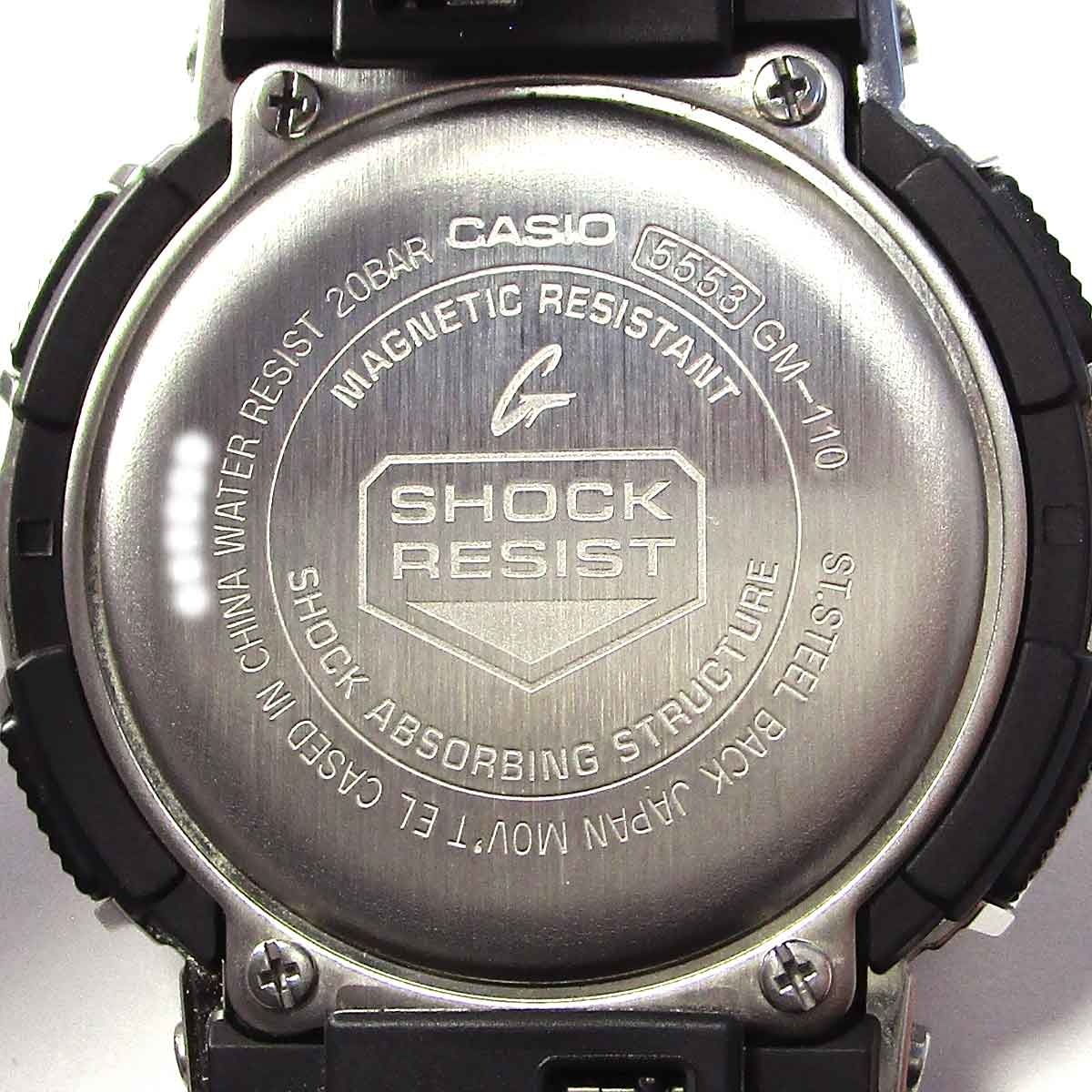 カシオ G-SHOCK GM-110-1AJF デジアナ 110系 メタルベゼル 中古