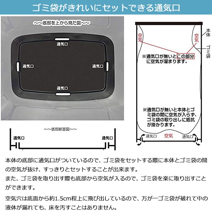 ゴミ箱 おしゃれ ふた付き 自動開閉 センサー式 ステンレス 50l