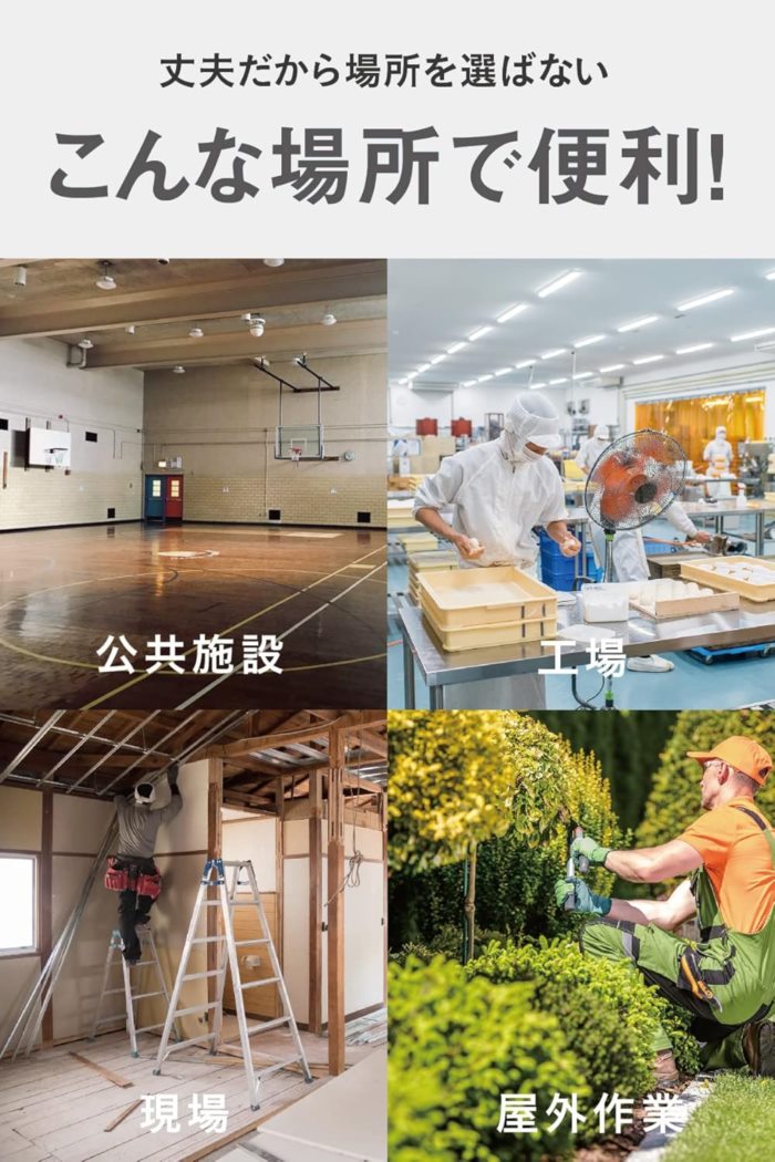 フロアファン 扇風機 50cm 工場扇 壁掛け 床置き サーキュレーター