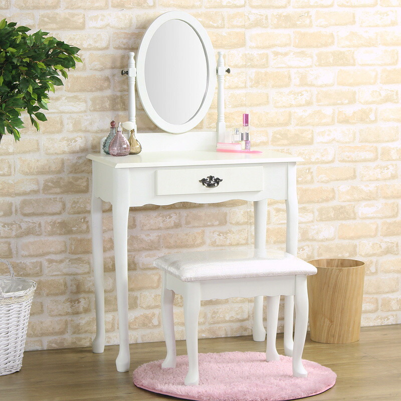 値下げ アンティーク調 ドレッサー セット 猫足 かわいい 化粧台