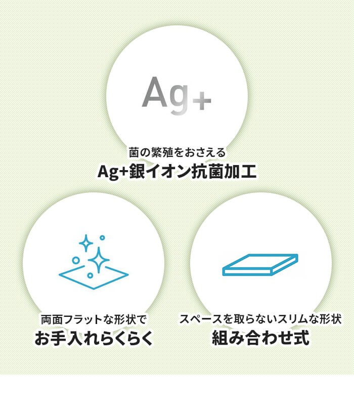 風呂ふた 幅68×長さ128cm 3枚組 組合せ風呂ふた 防カビ 風呂フタ 組み合わせタイプ ふろふた 風呂蓋 フラット お風呂フタ PL保険付 浴室 省スペース 新生活の画像