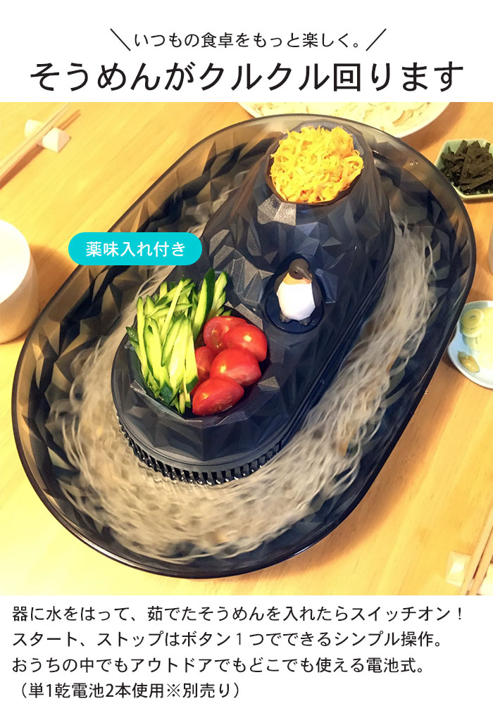 流しそうめんセット　Ruki 楽天市場】流麺 ツイストスライダー そうめん流し器720(ミント