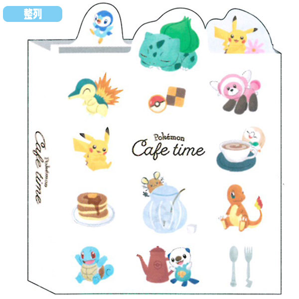 2022新作メール便可 ポケモン パタパタメモ CAFETIME ノート、メモ帳