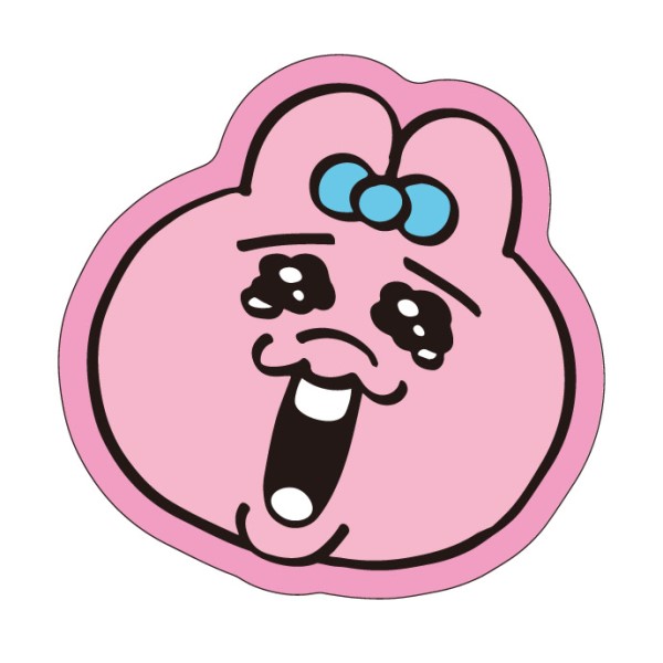 おぱんちゅうさぎ ダイカットステッカーミニ ゆうパケット可