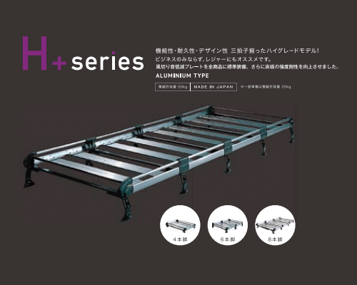 タフレック（精興工業）ルーフキャリア PF431E＋ ヴォクシー ZRR7#系 ノア ZRR7#系 6本脚 ブラックモデル : tufreq- pf431e-plus : サンヨードリームYahoo!店 - 通販 - Yahoo!ショッピング