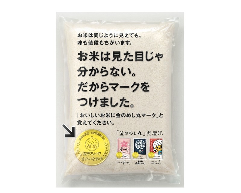 元気つくし 金のめし丸マーク付 福岡県産 10kg(5kg×2) 精米 令和5年産・新米