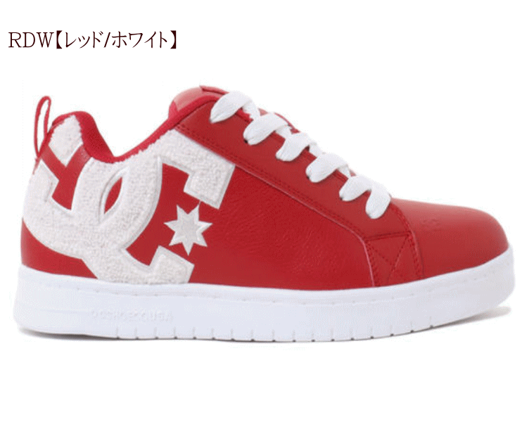 ディーシー Dc メンズ ローカット スニーカー シューズ コートグラフィック ライト Dm ダンス スケーター ホワイト レッド ブラック Bwt Cmo Rdw 男性 Dc アイ ラブ シューズ サンユウ 通販 Yahoo ショッピング