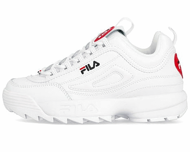 フィラ Fila ダッドスニーカー 厚底 スニーカー レディース ブランド 白 おしゃれ かわいい ディスラプター 2 ハート ウィメンズ F0500 0113 ホワイト 女性 靴 F0500 アイ ラブ シューズ サンユウ 通販 Yahoo ショッピング