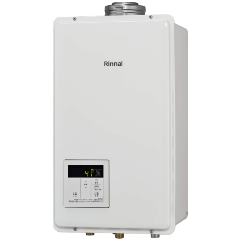 Rinnai リンナイ ガス給湯器 RUX-V1615FFUA(A)-E 屋内設置専用 壁掛 ＦＦ方式 上方給排気 プロパン 都市ガス 16号 ＣＯセンサーなしの画像