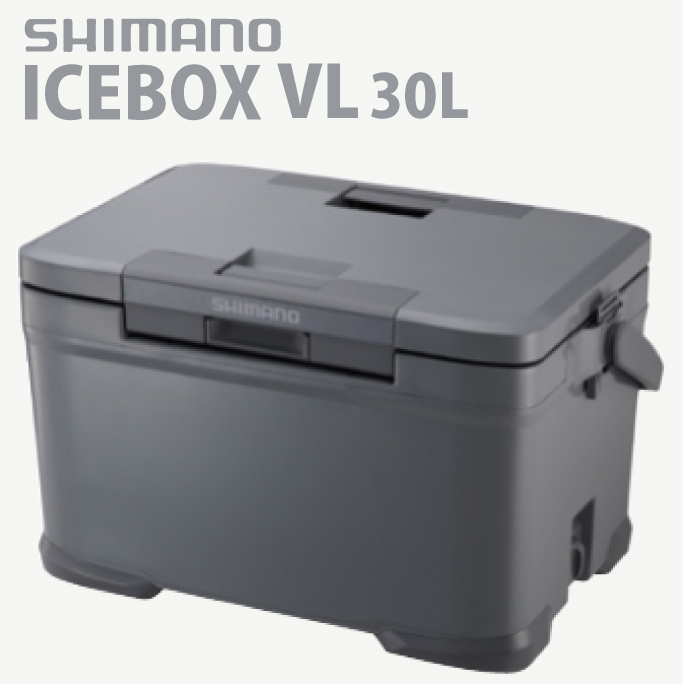 SHIMANO シマノ クーラーボックス 30L ミディアムグレー アイスボックス ICEBOX VL NX-430V アウトドア用品 A'slifestore