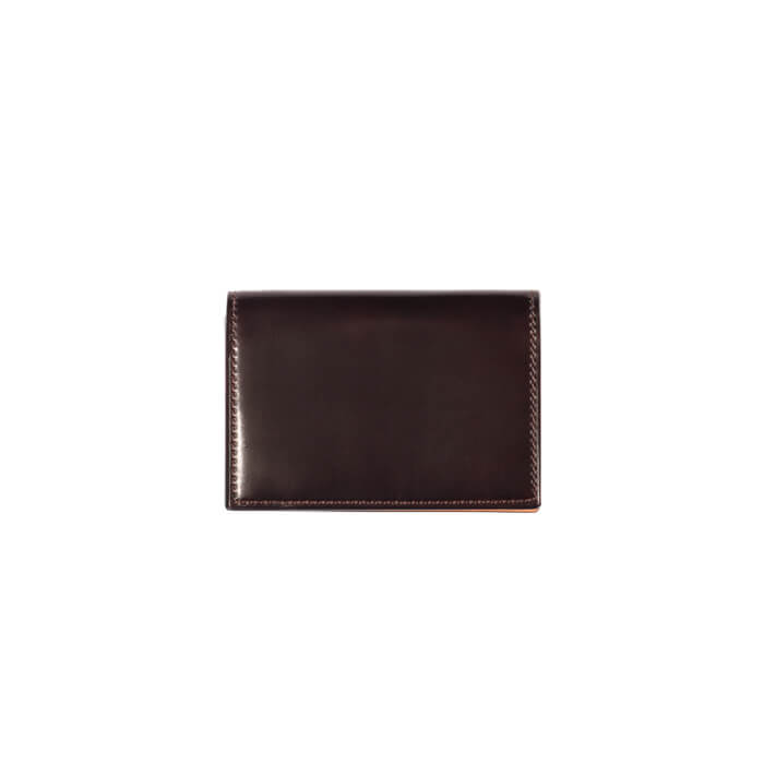 シェルコードバン 名刺入れ 革 レザー Flathority 本革 メンズ