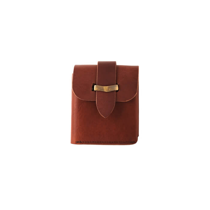 池之端銀革店 Haru 財布 コンパクト 二つ折り財布 イタリアンレザー