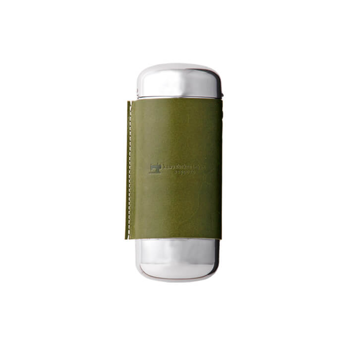 メガネ ケース付き メガネケース ハード 革 ワンタッチ 革巻き 眼鏡ケース おしゃれ