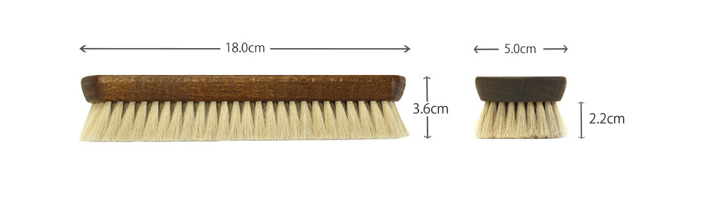 M.MOWBRAY プロゴートブラシ ブラッシング ヤギ毛 ツヤ出し レザーケア