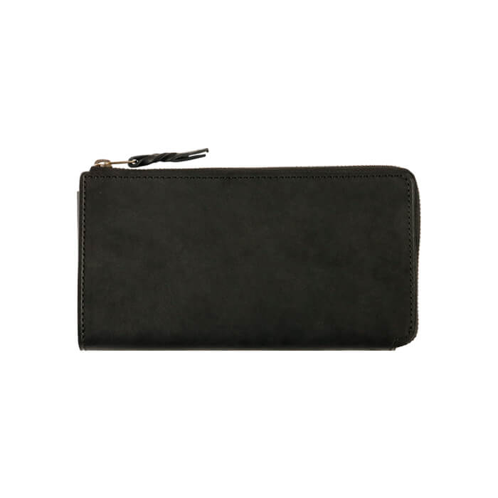 【未使用品】STUDIUM/カードが立つ 長財布/レザー/黒 STUDIUM カードが立つ 長財布 1秒財布 小銭が広がる 小さい長