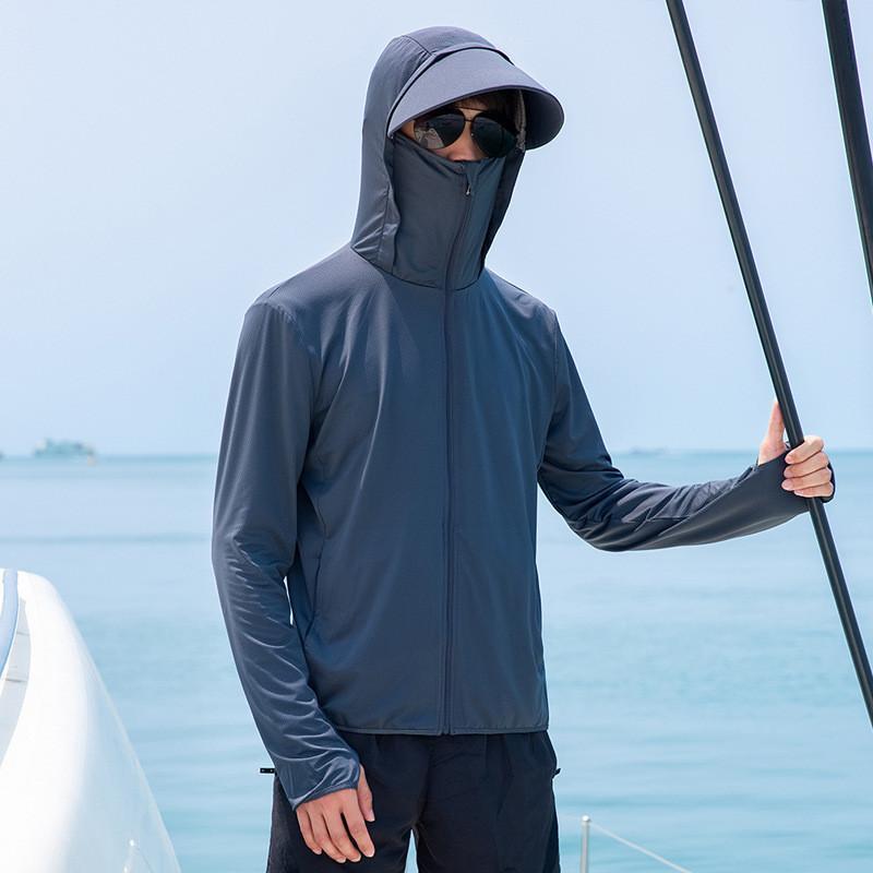 ラッシュガード メンズ UVカットパーカー 長袖 夏ジャケットUPF50+ 接触冷感 冷房速乾 フード付き 薄 男女 日焼け止め 紫外線対策 |  | 06
