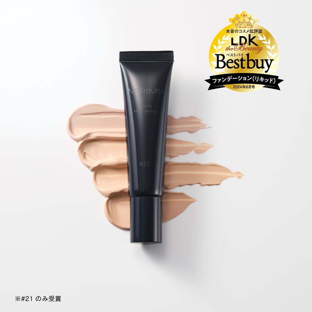 MIRIMU リキッドファンデーション 20g ×3本セット 4色展開 薄づき 高