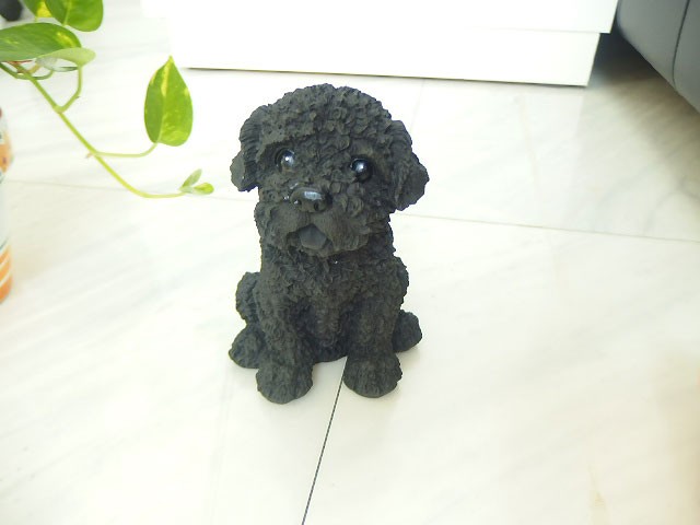 生活応援価格！横浜炭物語 プリティードッグ犬シリーズ プードル 置物
