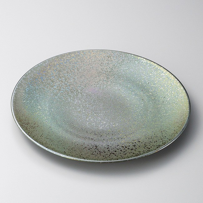 食器 陶器 陶芸作家 黒 25cmプレート皿2枚----み用ページ 英一窯】丸プレート皿/黒マット（径 18cm） | 【丹波のイロドリ