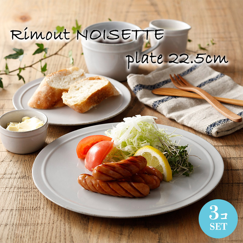 食器 お皿 中皿 セット おしゃれ 可愛い 北欧風 Rimout NOISETTE