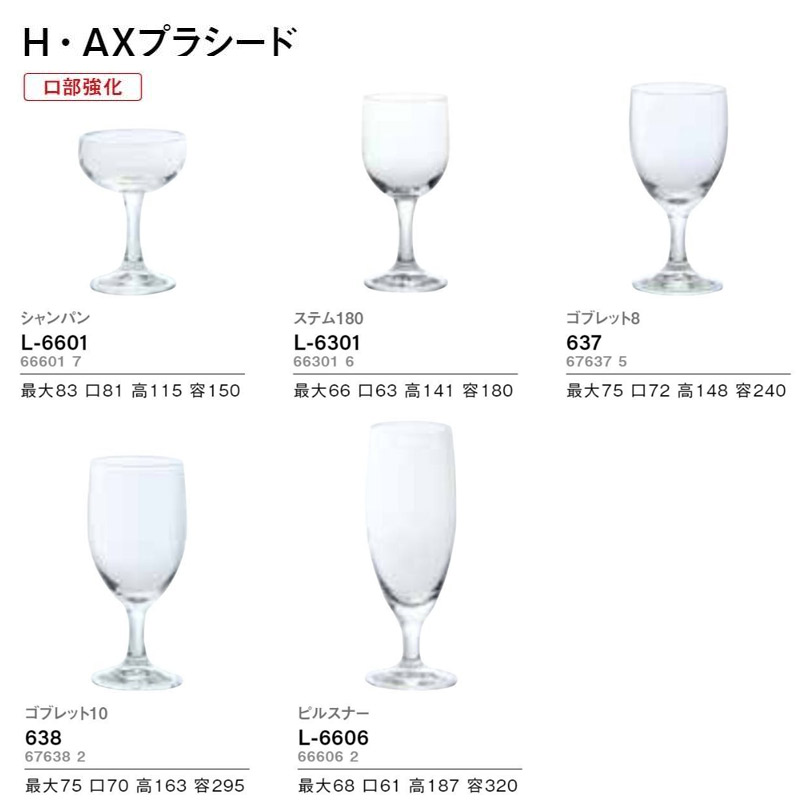 ゴブレット ワイングラス セット おしゃれ シンプル 上品 H・AX