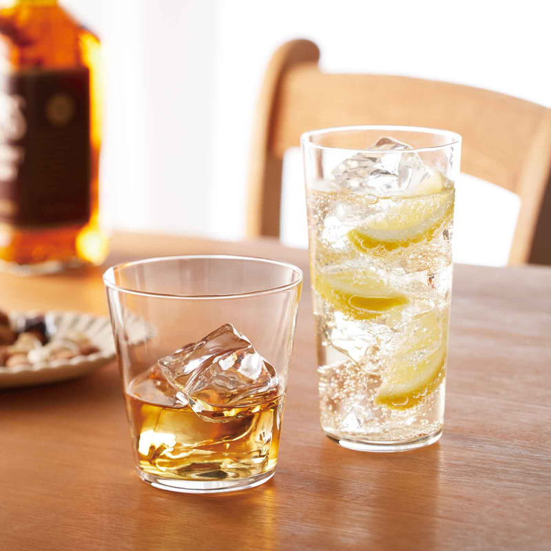 薄口グラス 水割りグラス ビールグラス コップ 12オンス 薄づくり