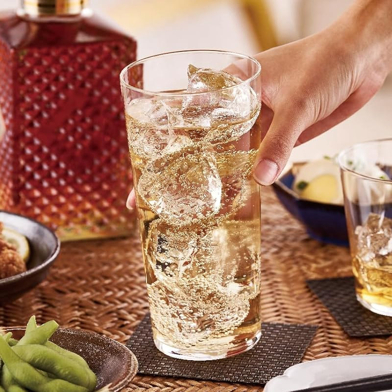 薄口グラス ハイボールグラス たっぷり 大容量 560ml 19オンス 薄
