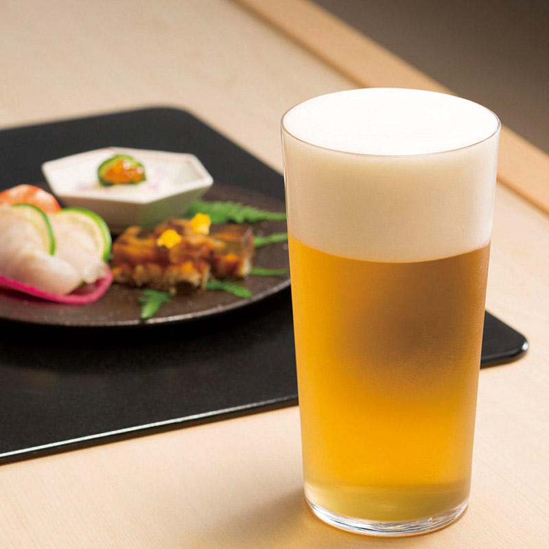 料亭より入荷！オシャレグラス 19個セット◆ビール・水割り・ジュース・チェイサー■A-519 津軽びいどろ 金彩碧瑠璃 ビールグラス ペアセット | 青森県の伝統工芸