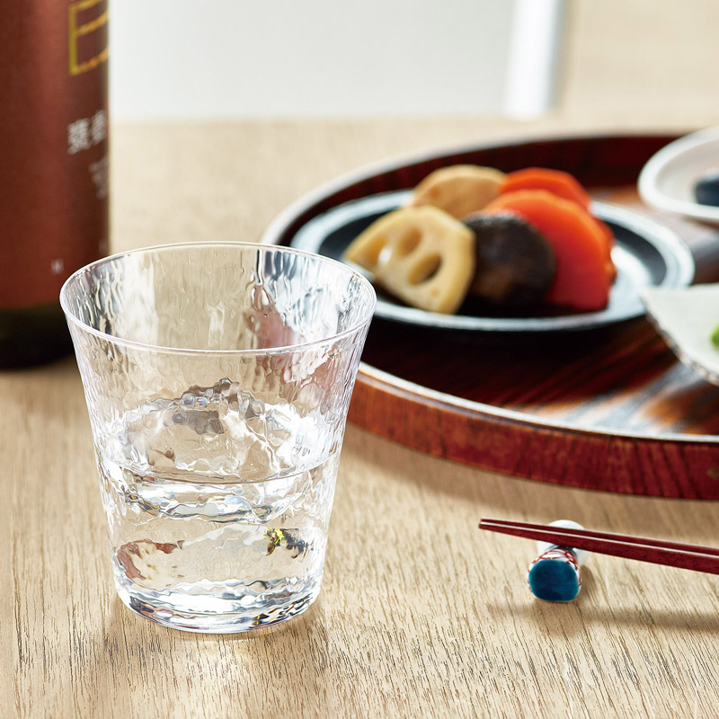 薄口グラス 焼酎グラス ロックグラス コップ セット 290ml 薄葉 オンザ