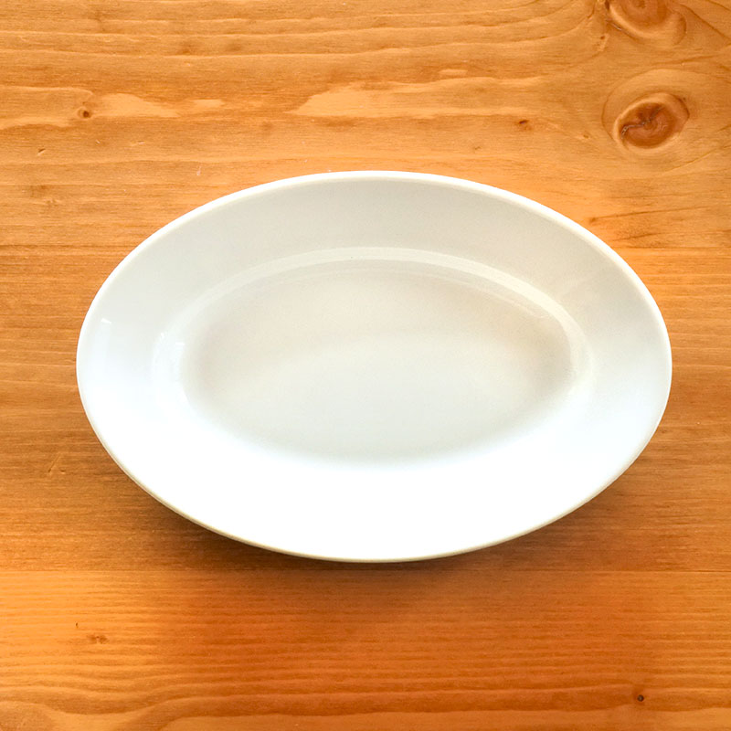 食器 オーバルプレート 楕円皿 おしゃれ 北欧風 テキスト 17cm