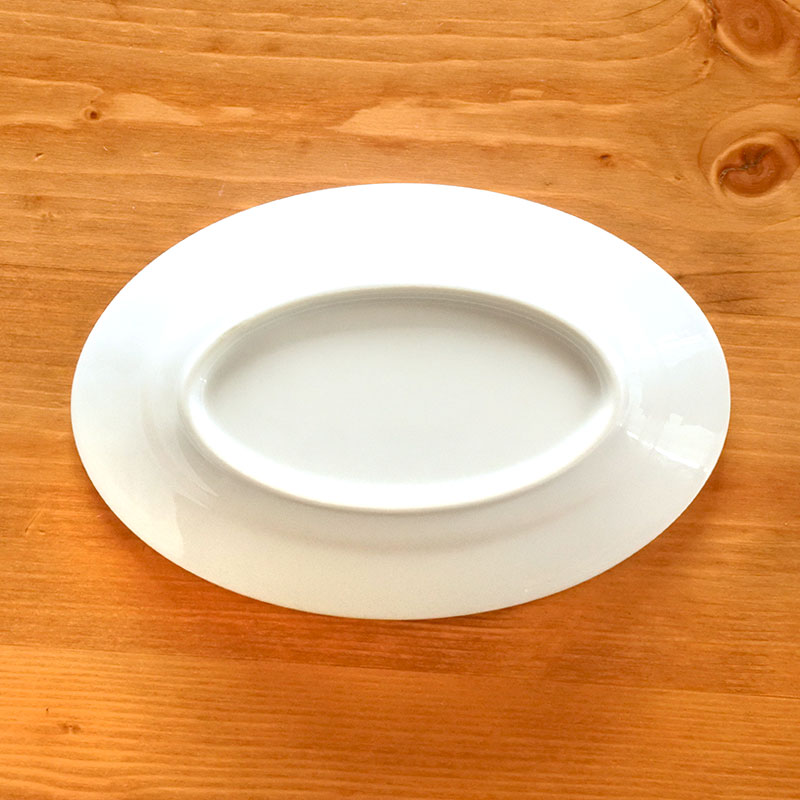 食器 オーバルプレート 楕円皿 おしゃれ 北欧風 テキスト 17cm