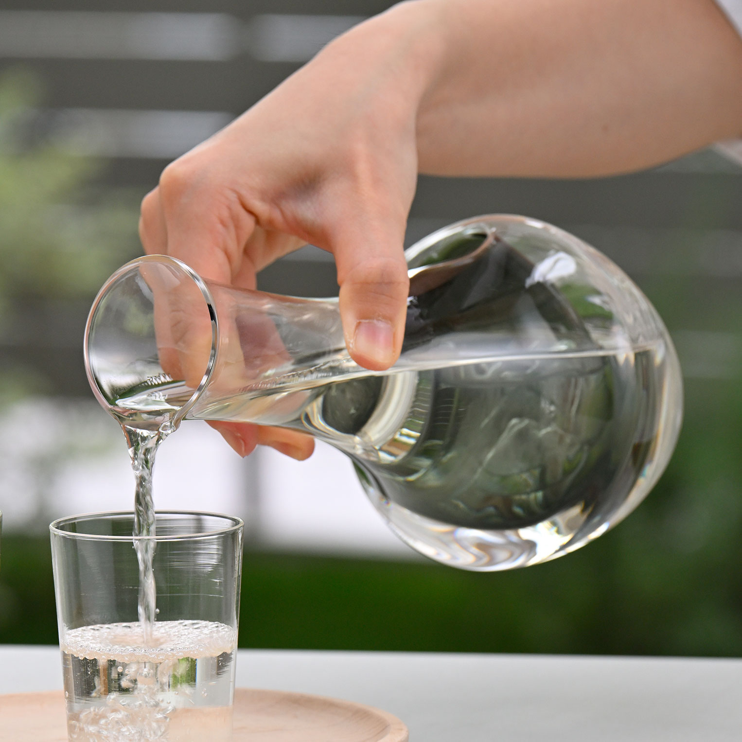 徳利 冷酒器 デカンタ 2合 HARIO ハリオ クールカラフェ N 氷ポケット