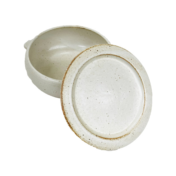 グラタン皿 耐熱皿 おひつ フタ付 伸光窯 cron コロン オーブンボウル