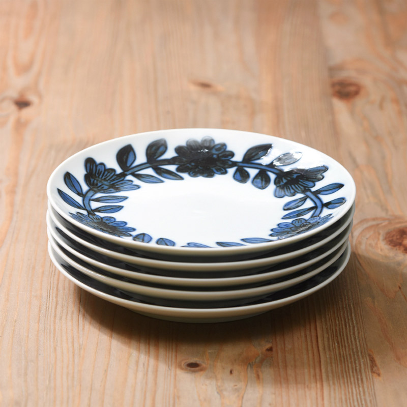 食器 お皿 取り皿 18cm 波佐見焼 おしゃれ 可愛い 北欧風 西山窯