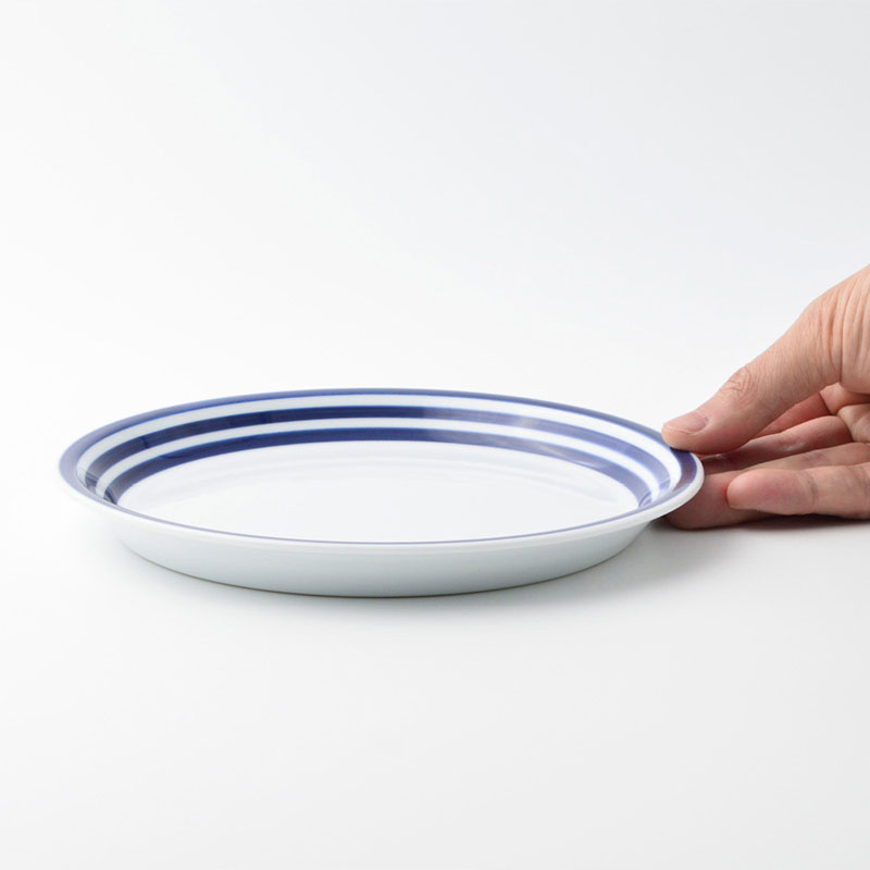 お皿 7吋 6寸 丸皿 中皿 19cm es plate border : Sara-lia - 通販