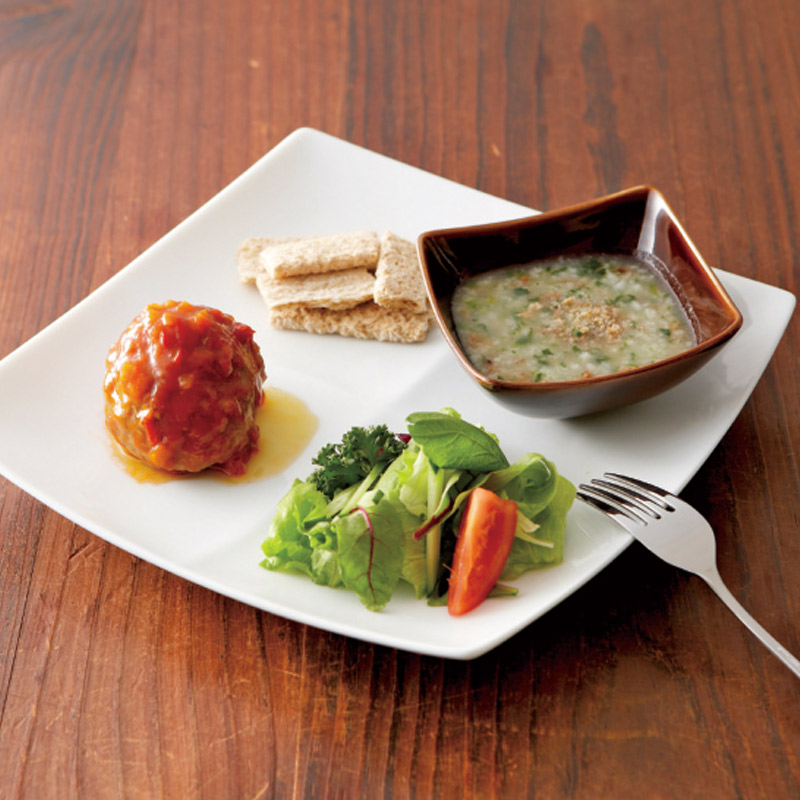 食器 お皿 仕切り皿 角皿 正角皿 正方形 4つ仕切り皿 24cm freeto