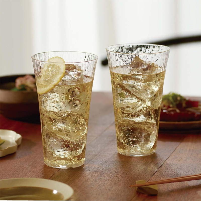 薄口 薄づくりハイボールグラスセット 15オンス 435ml 薄葉 東洋佐々木