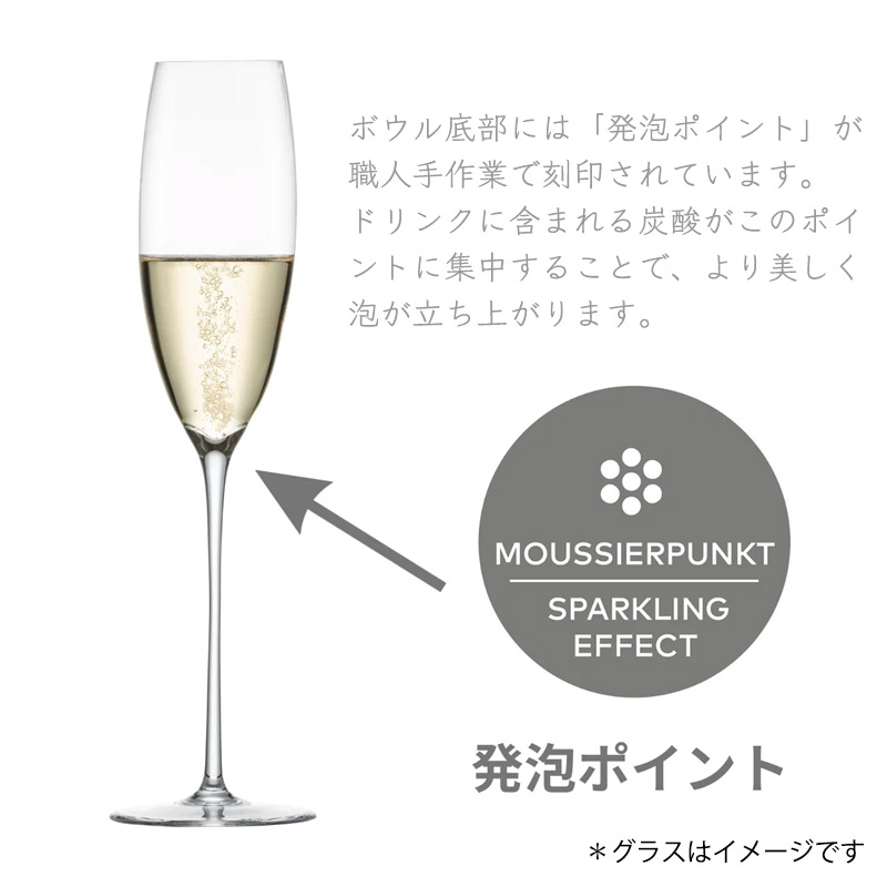 シャンパングラス 発砲ポイント付 ペアセット SCHOTT ZWIESEL VINE