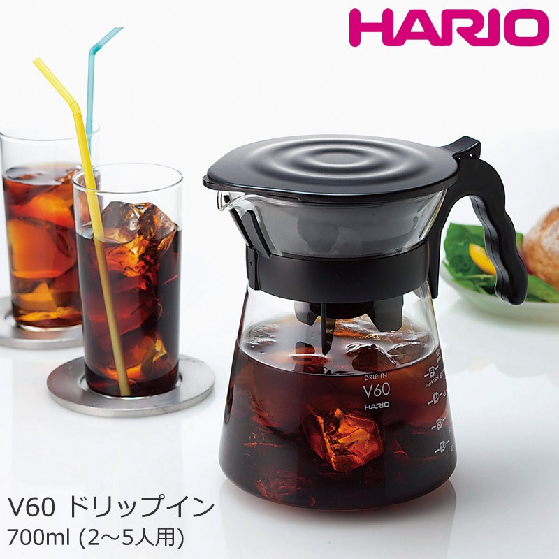 食器 コーヒー ドリッパー サーバー HARIO ハリオ おしゃれ V60 ドリップイン 700ml VDIR-02-B｜sara-lia