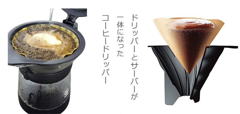 食器 コーヒー ドリッパー サーバー HARIO ハリオ おしゃれ V60 ドリップイン 700ml VDIR-02-B｜sara-lia｜03