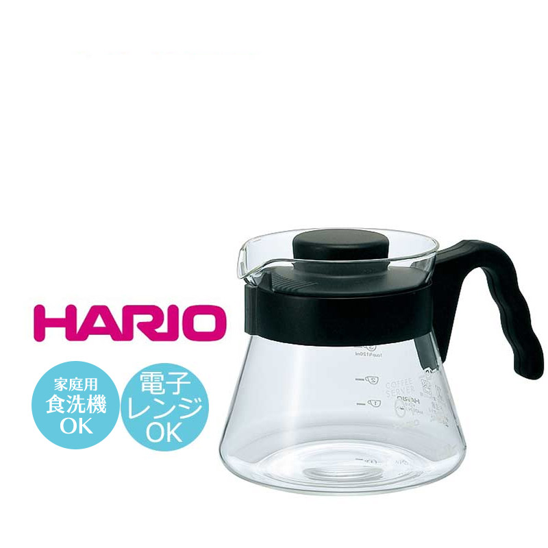 コーヒーサーバー ティーサーバー HARIO ハリオ 耐熱ガラス V60サーバー 450 1-3杯用 VCS-01B｜sara-lia