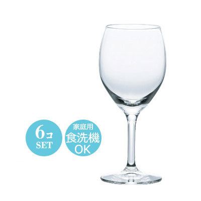 食器 ワイングラス セット おしゃれ シンプル HAX ワイン 300 アデリア 6個セット L-6661｜sara-lia
