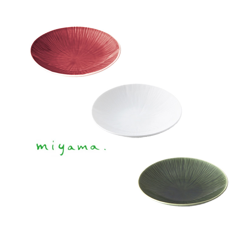 食器 お皿 取皿 16cm miyama 深山陶器 crease クリース プレート16