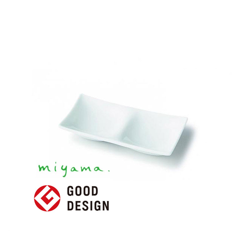 お皿 小皿 仕切り皿 長角皿 長方形 miyama 深山陶器 kowake コワケ