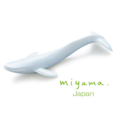 箸置き カトラリーレスト おしゃれ 可愛い miyama 深山陶器 waterline whale 65-095-122｜sara-lia