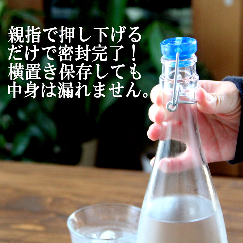 密閉ビン ボトル おしゃれ 可愛い 昭和レトロ 横置き対応 Borgonovo